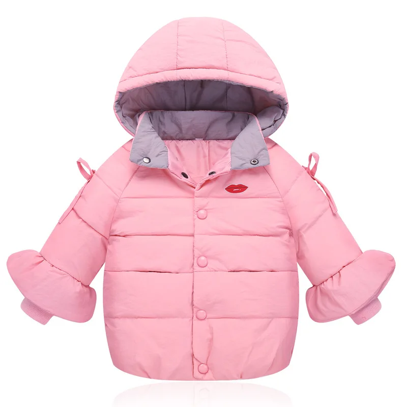 

Mioigee 2019 Children Girl's European and American Style Solid Hooded Down Jackets Fashion Warm and Light Kids Coats for Girls