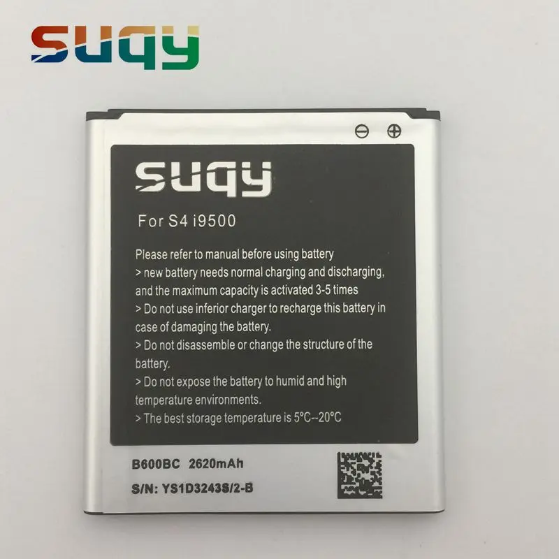 

suqy B600BC Battery for samsung galaxy s4 i9500 i9502 i9508 i959 i959 R970 g7106 i9158 i9506 Active I9295 i9505 Phone Battery