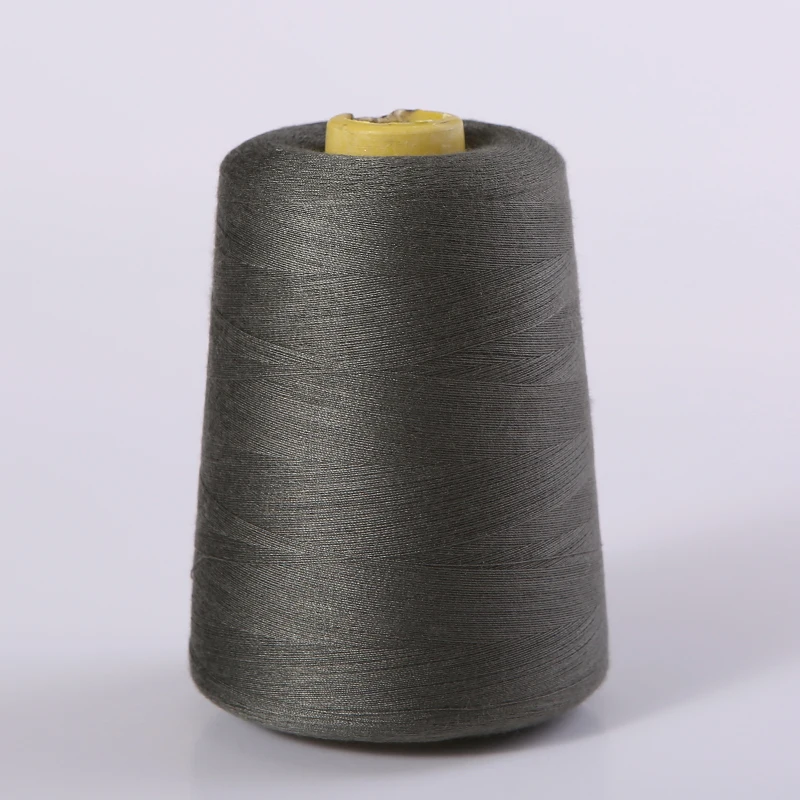 

8000 Yards Grey Industrial Overlock Sewing Machine Polyester Thread Sewing Line