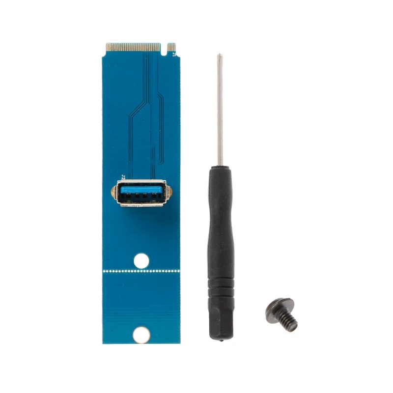 NGFF M 2 to USB 3 0 Transfer PCI E Riser Card M2 to USB3 0