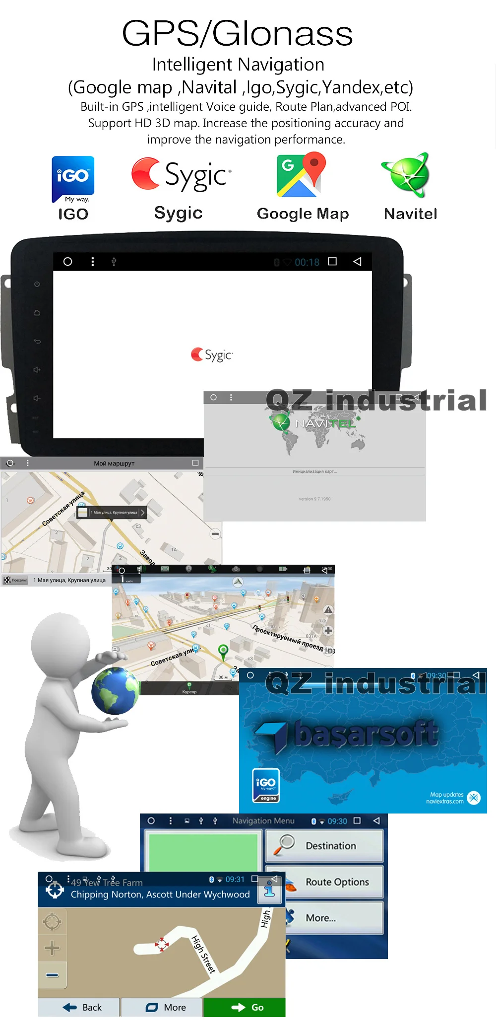 Perfect QZ industrial 9" Android 8.1 T3 for Mercedes-Benz W209 W203 W168 ML W163 W463 Viano W639 Vito With GPS 3G 4G Wifi BT Navi Radio 9 Perfect QZ industrial 9" Android 8.1 T3 for Mercedes-Benz W209 W203 W168 ML W163 W463 Viano W639 Vito With GPS 3G 4G Wifi BT Navi Radio 9