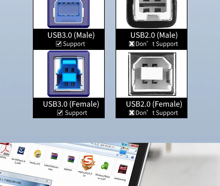 GCX USB 3,0 кабель для принтера высокоскоростной usb тип A папа-Тип B Мужской кабель для передачи данных для Canon Epson hp принтер этикеток ЦАП USB принтер