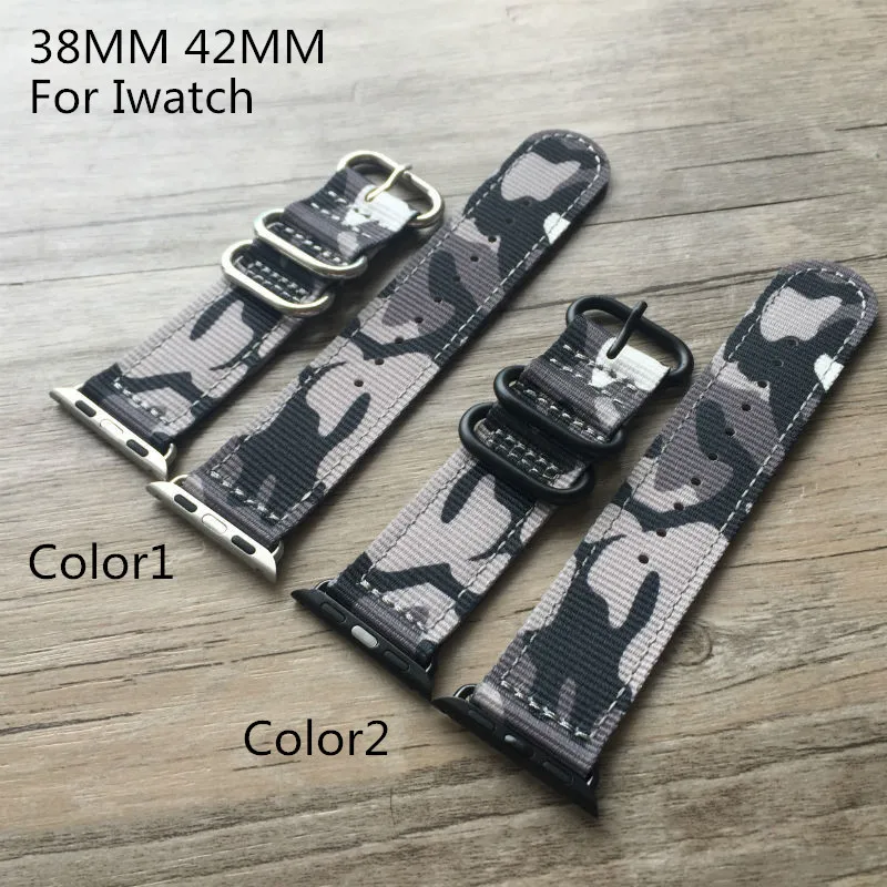 Skup Pł oacute;tno Nylon Sport 38 MM 42 MM Apple WatchBand, Pas Pasek Na Zegarek Iwatch Apple Adapter Iwatch