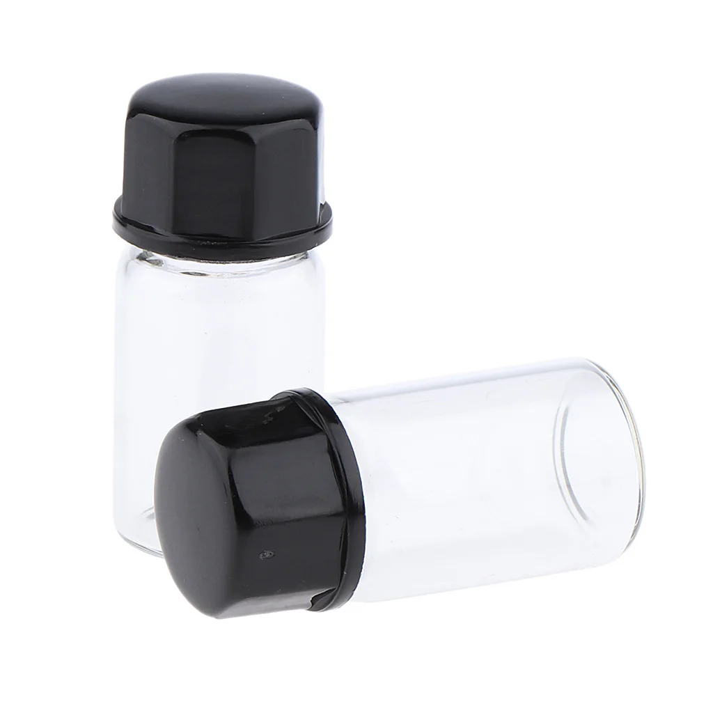 20Pcs 3ml Glass Bottles Vials Screwcap Containers Bottles for Essential Oils Serums Fragrance Perfume Toiletry Liquid