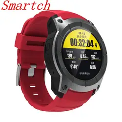 Smartch профессиональные спортивные часы S958 gps Смарт часы монитор сердечного ритма барометр 1,3 "цветной дисплей sim-карта для Android IOS