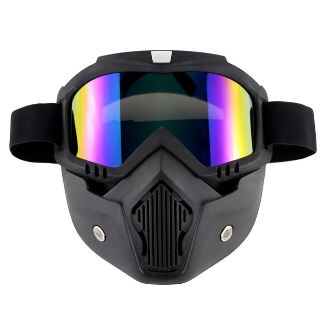 Мотокросс маска, мотоциклетный шлем Gafas Мото очки установки открытым лицом Capacetes Casco CG12 - Цвет: Синий