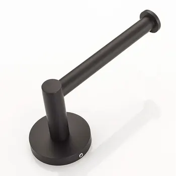

Toilet paper holder black baking 304 stainless steel paper tube rack wall mounted bathroom accessories