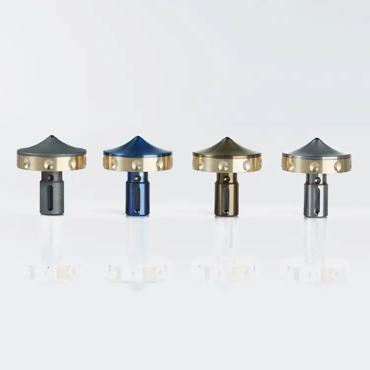 

1PC Portable Mini EDC Titanium Alloy Finger Gyro Creative Desktop Balanced Decompression Toys Can installed Tritium Gas Tube