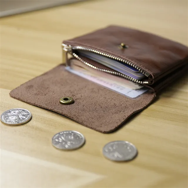 Ladies Genuine Leather Small Wallet Women Coin Bag Men Womens Wallets and Purses Small Clutch ...