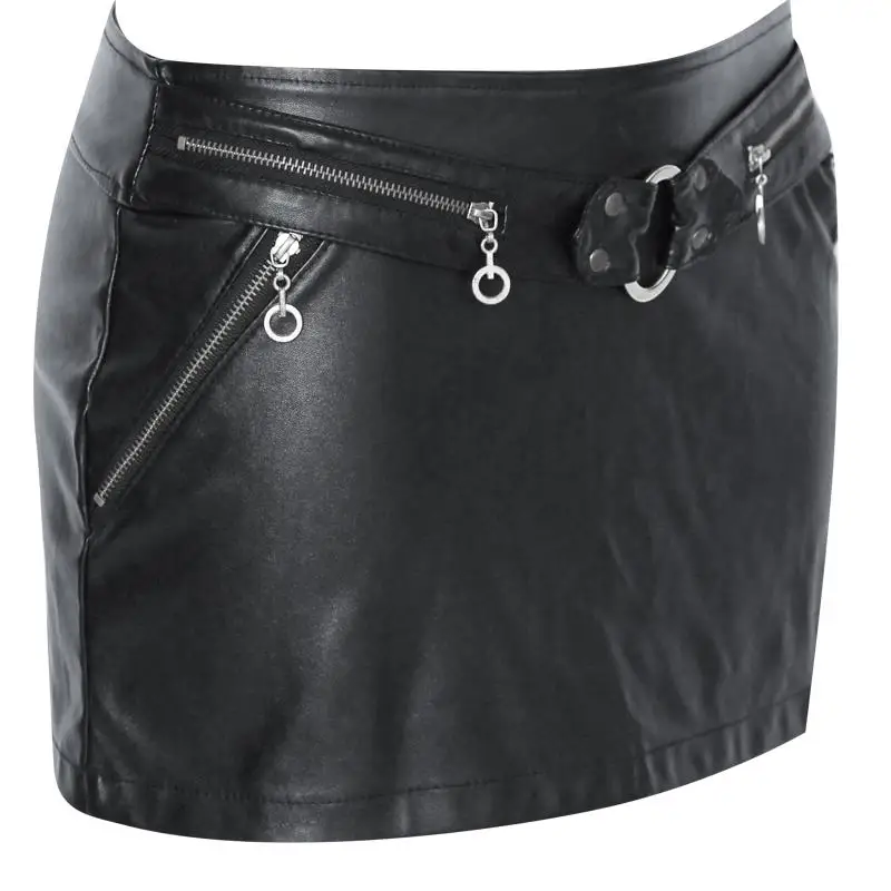 Vinyl-Leather-Sexy-Club-Dress-Fetish-Rivet-Black-Women-Clubwear-Zippers-Faux-leather-Mini-Dress-W377953 (2)