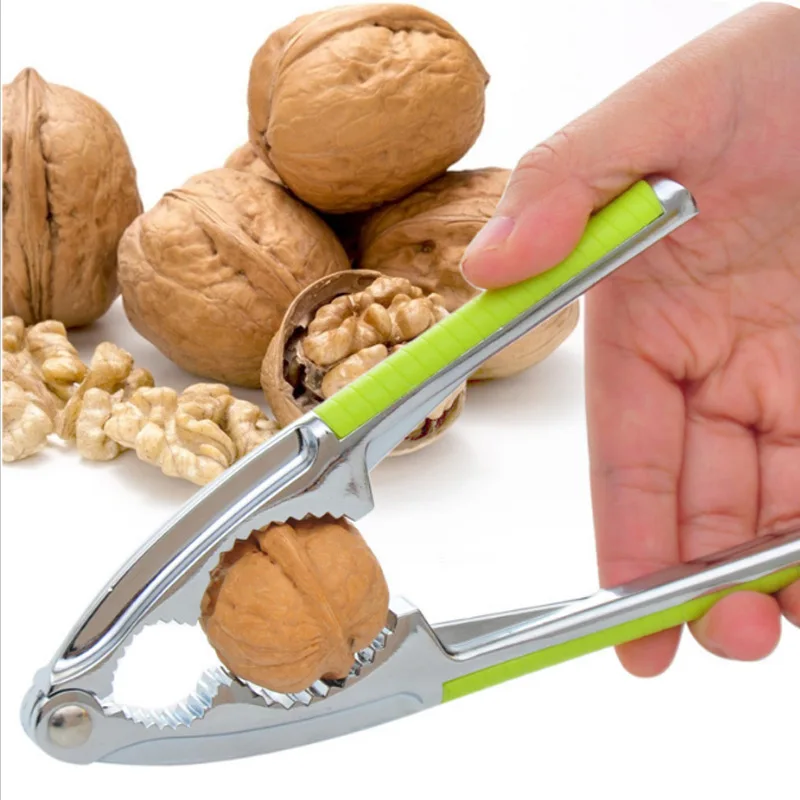 

Zinc Alloy Nutcracker Sheller Crack almond Walnut Pecan Hazelnut Filbert Nut Kitchen Nut Sheller Clip Tool Clamp Plier Cracker