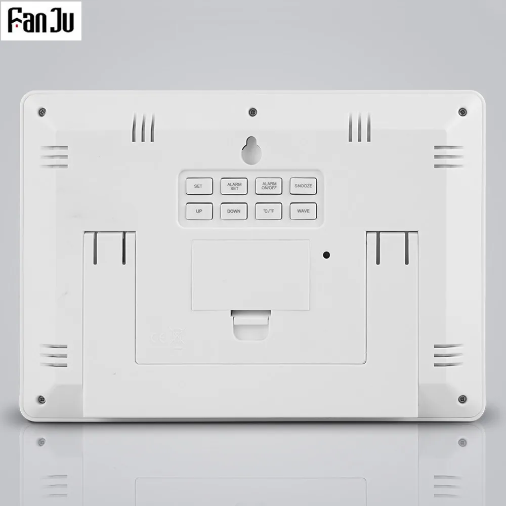 Fanju 3530 современный дизайн светодиодный цифровой будильник .