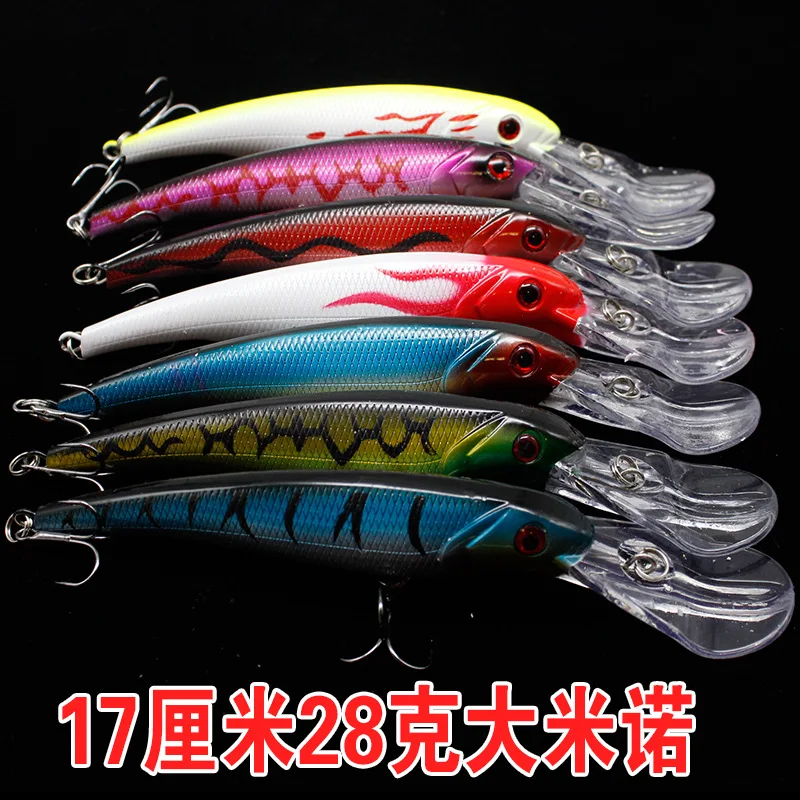 Free Shipping Fishing Lure Minnow Long Bib Bait 170cm 25g Deep Water Pesca Deep Drive Artificial