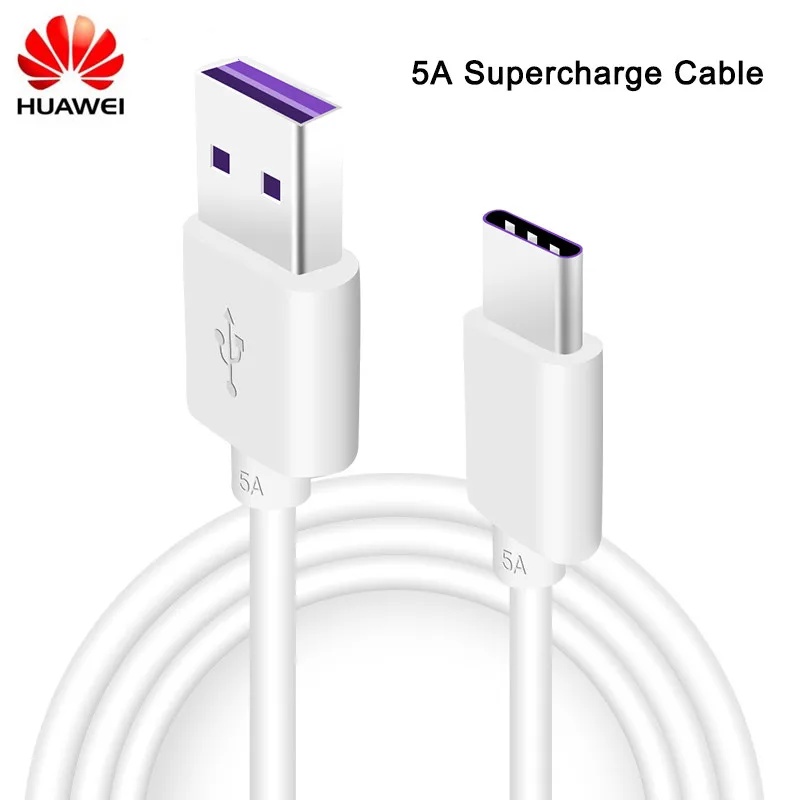 

Huawei Supercharge Type-C Cable P20 Pro P 20 p 10 mate10 p9 P9 Plus 5A Fast Quick Charger Charge USB 3.0 Type C 100% Original