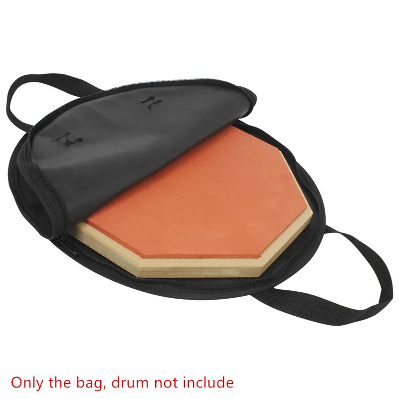 12 дюймов Портативный немой барабан тренировочные накладки сумка для хранения аксессуаров музыкального инструмента