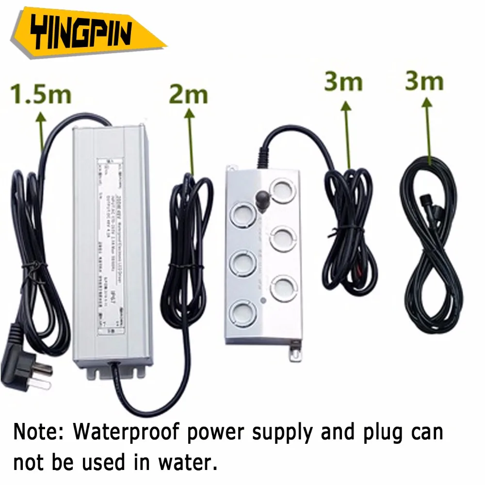 Ten head atomizer plate rockery landscape fog fogger pool fish pond