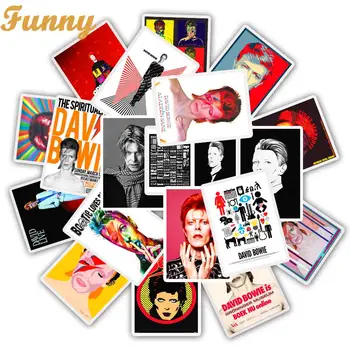 

25pcs Singer DAVID-BOWIE Stickers for Skateboard Motorcycle Luggage Sticker Fashion Decals DIY Stickers