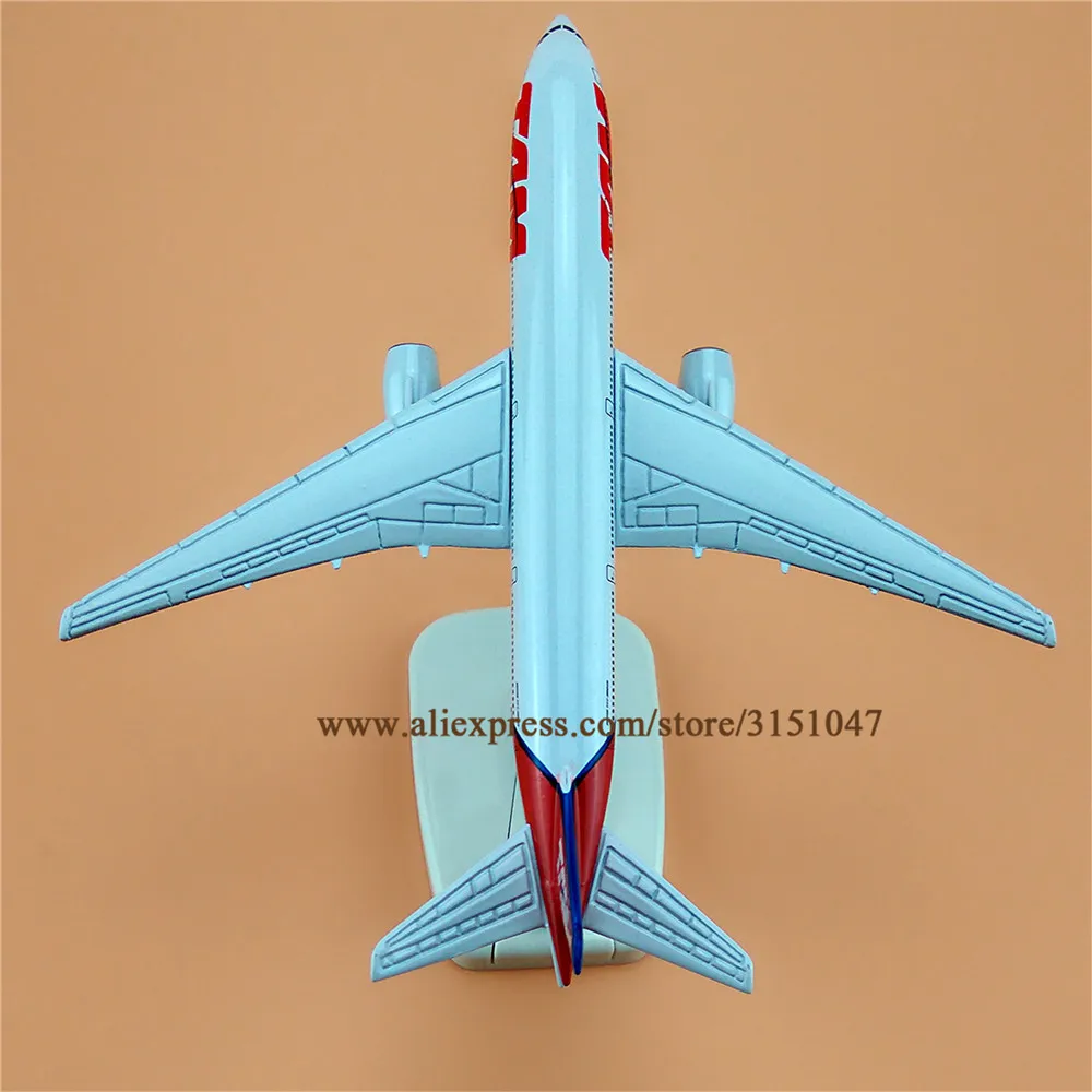 Сплав металла воздушный Бразилия там B777 Airlines модель самолета Boeing 777 Airways Модель