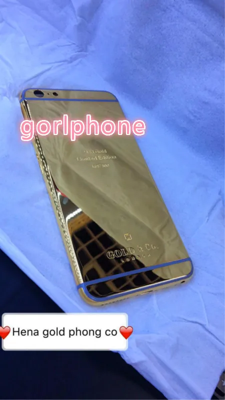 Замена роскошный корпус шасси для iphone 7/X задняя крышка 24k зеркало золото CO дверь батареи с логотипом+ кнопки