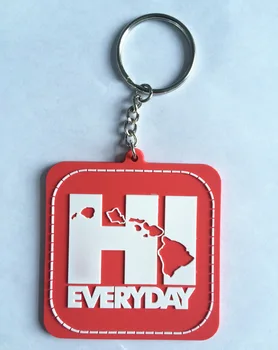 

New Fashion Map PVC Key Chains Promotional Keychains logo For the Key Customized Logo Keyring chaveiros personalizado