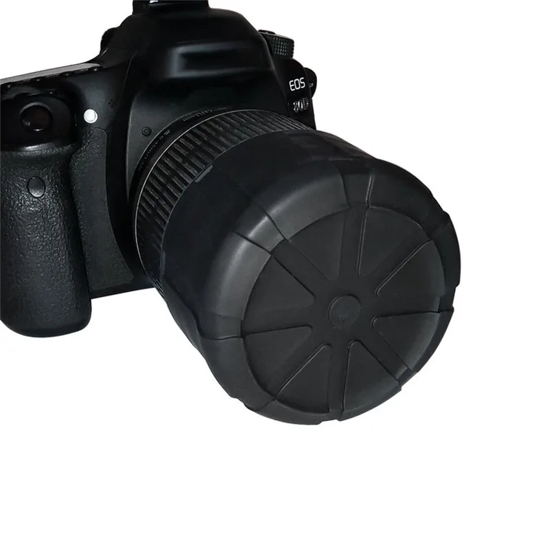 Водонепроницаемая универсальная противопылезащитная зеркальная камера Силиконовая Защитная крышка для переднего объектива Canon Nikon DSLR Olypums защитная