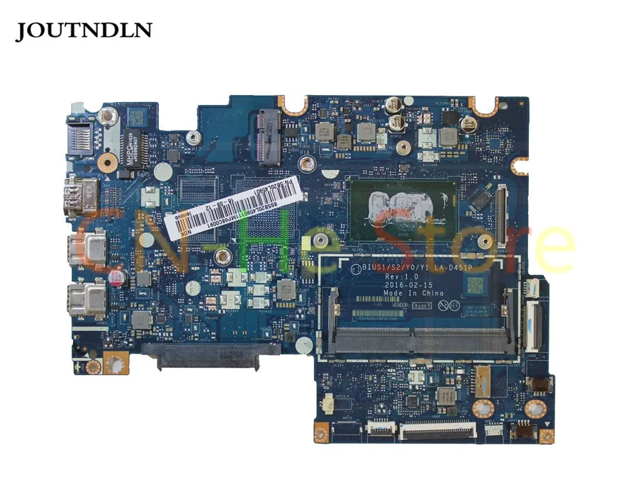 Материнская плата для ноутбука Lenovo Flex 4 1570 Yoga 510 15ISK 5B20L45901 DDR4 LA D451P BIUS1 S2 Y0 Y1 W/ i3 6100U