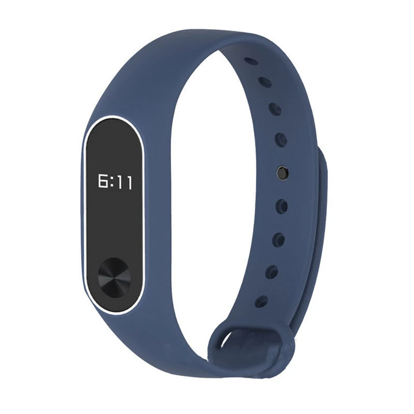 

Original Silicon Wrist Strap WristBand Bracelet Replacement For XIAOMI MI Band 2 Drop Shipping Futural Digital July11
