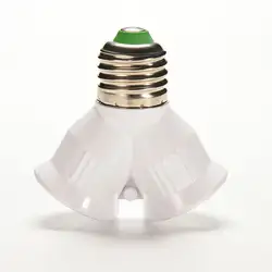 Белое основание лампы гнездо E27 лампы держатель конвертер осветительный шар отклонения в размерах на 1-2 разветвитель адаптироваться