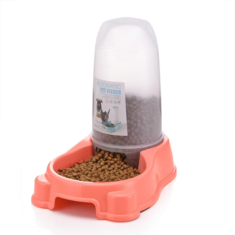 Розовый Pet автоматической подачи питьевой животных pet Миски Для воды для домашних
