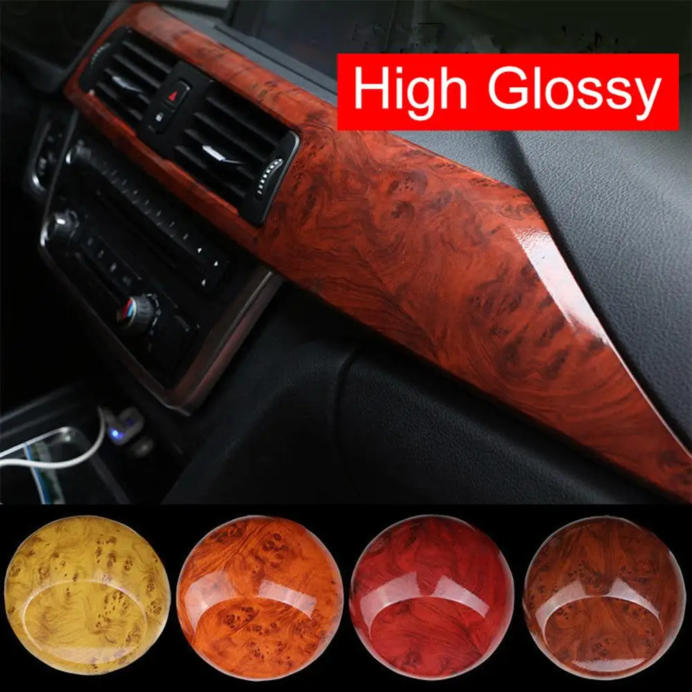 

Easy to Stick Wood Grain Car-Styling Change Color Interior Wrap Sticker Decal Sheet Film Decor