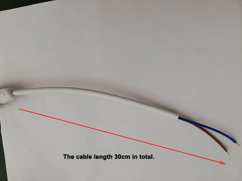 30cm cable in white