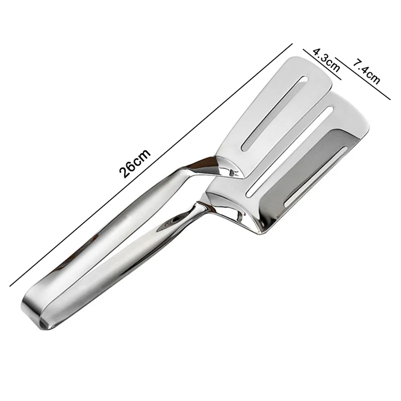 Stainless Steel Barbecue Food Tongs Kitchen Beef Steak Fried Turners Bread Tongs Meat Vegetable Clamp BBQ Clip Cooking Tools (9)