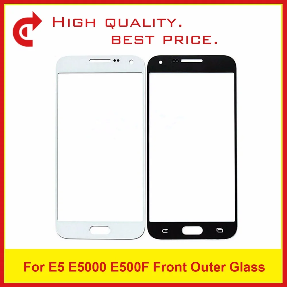 10 шт. для Samsung Galaxy E5 E500 E500F E5000 и E7 E700F E700 E7000 Сенсорная панель передняя внешняя