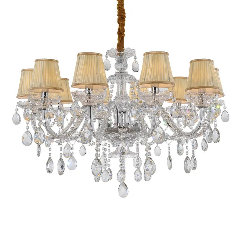 

New Modern led crystal chandeliers for kitchen room Livingroom Bedroom Clear Color K9 crystal lustres de teto ceiling chandelier