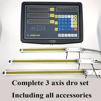 

Complete milling lathe machines 3 axis dro set/kit digital readout + 3 PCS 5u Optical lines size 400 450 500 550 600 650 700 750