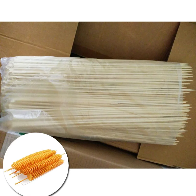 High quality 40*4mm Bamboo Barbecue Skewers Grill Shish Kabob Wooden bamboo Disposable Sticks Barbecue BBQ Tools For 100pcs/Pack