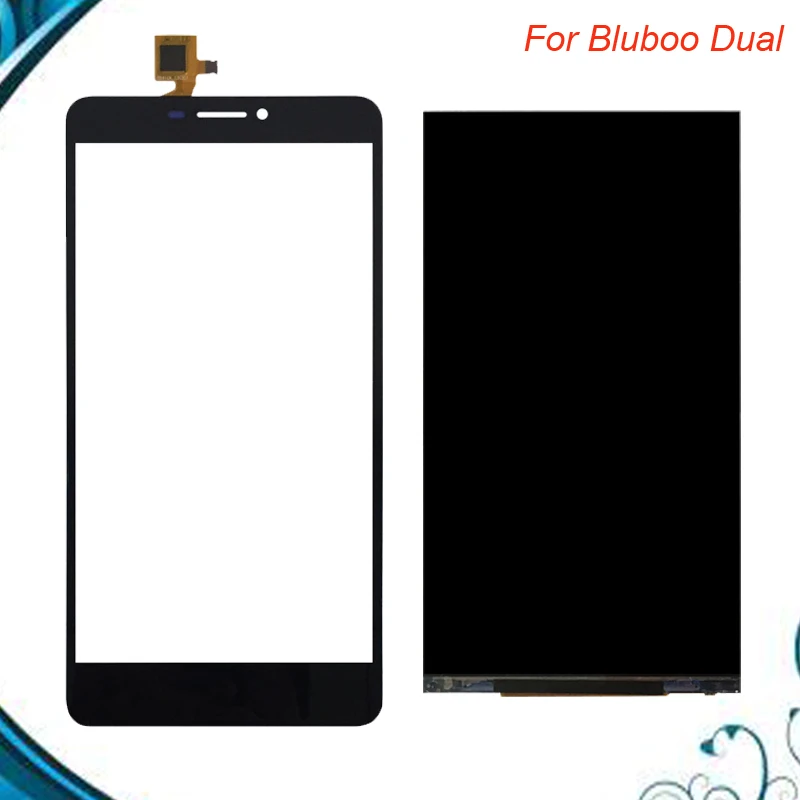 100% протестированный для 5 5-дюймового Bluboo Dual LCD Display + дигитайзер сенсорного экрана