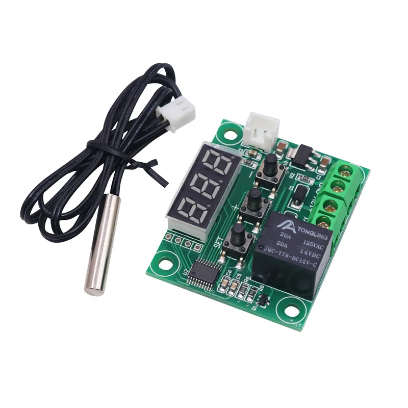 

1 pcs 48 * 40mm XH-W1209 Digital Temperature Controller High-precision Temperature Controller Micro-temperature Control Board