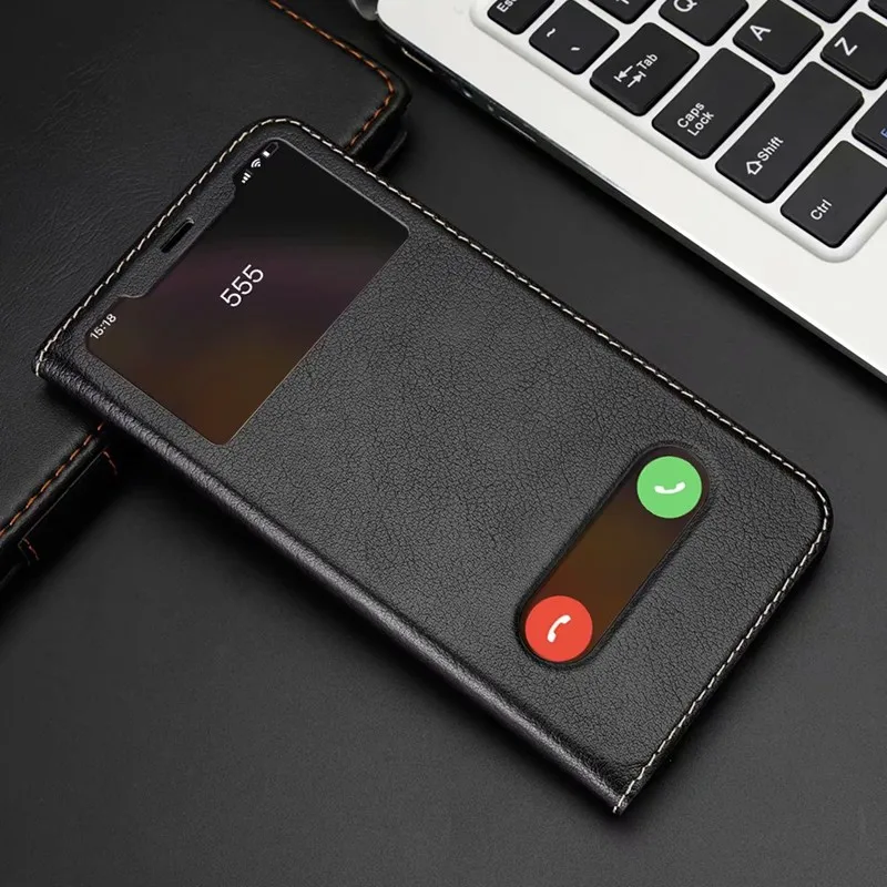  Luxury Genuine Leather Case For iPhone XS MAX XR Case For iPhone X 7 8 Plus 6 6s Plus Vintage View 