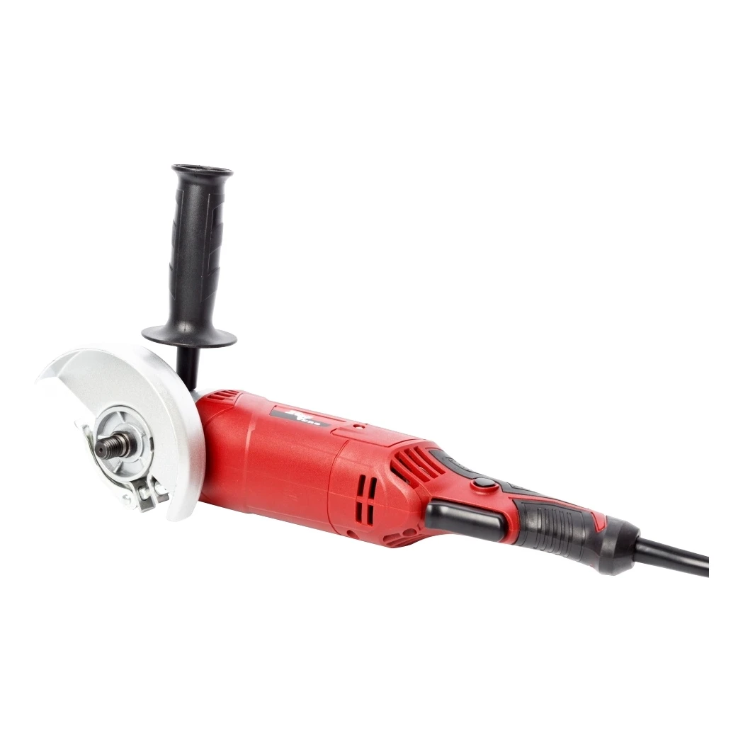 Машина шлифовальная угловая RedVerg RD-AG130-125ES (мощность 1300Вт, диск 125 мм, частота вращения диска до 11000 об/мин, фиксация шпинделя, блокировка кнопки включения)