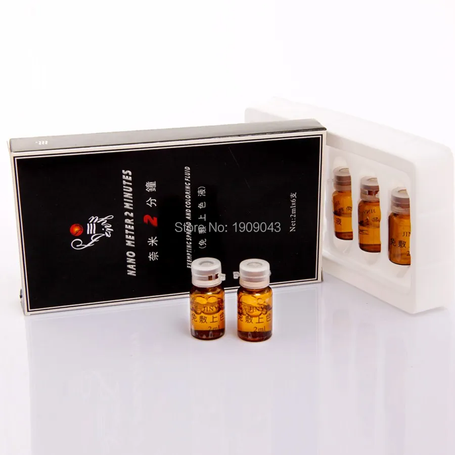 

2 Box / lot Effective Eyebrow Lips Tattoo Makeup Fixed Color Liquid Permanent Tattoo Makeup Assistance Work Within Two Minutes