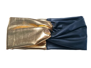 

T175213 2017Newest fashion block metallic headbands shimmer metalic block head band turban headband for women