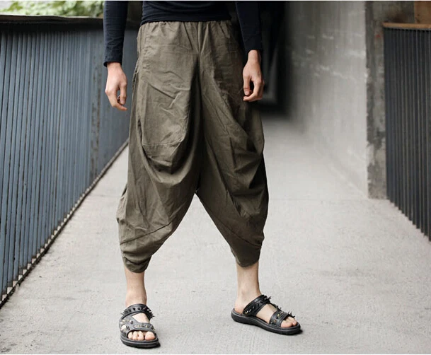 Leather Baggy Pants Street Style