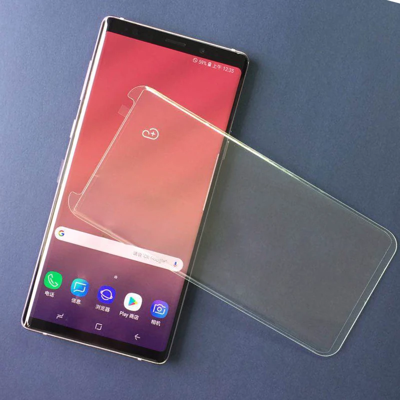 Смартфон NOTE9 стекло 3D изогнутый для SAMSUNG Galaxy NOTE 9 Полный Клей закаленное стекло чехол для телефона N960N