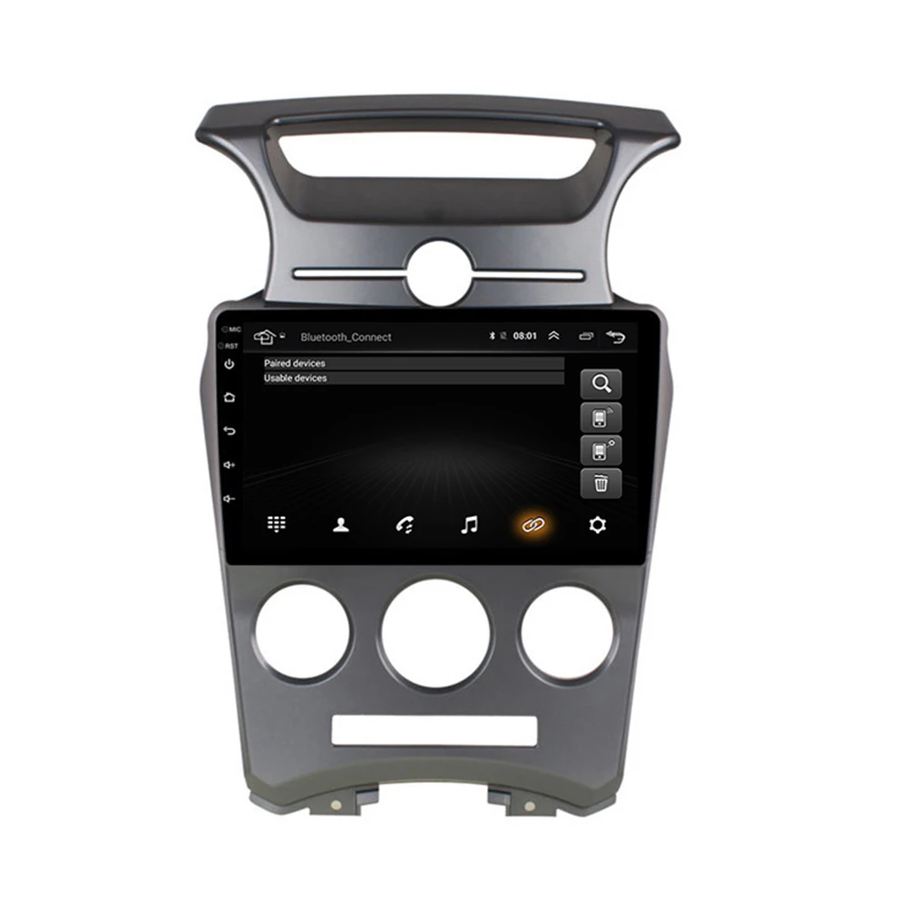 Clearance Android 8.1 Car Radio GPS Unit Vehicle Navi for Kia Carens 2007-2011 Car Stereo Auto/Manual Multimedia Player Wifi Bluetooth 5