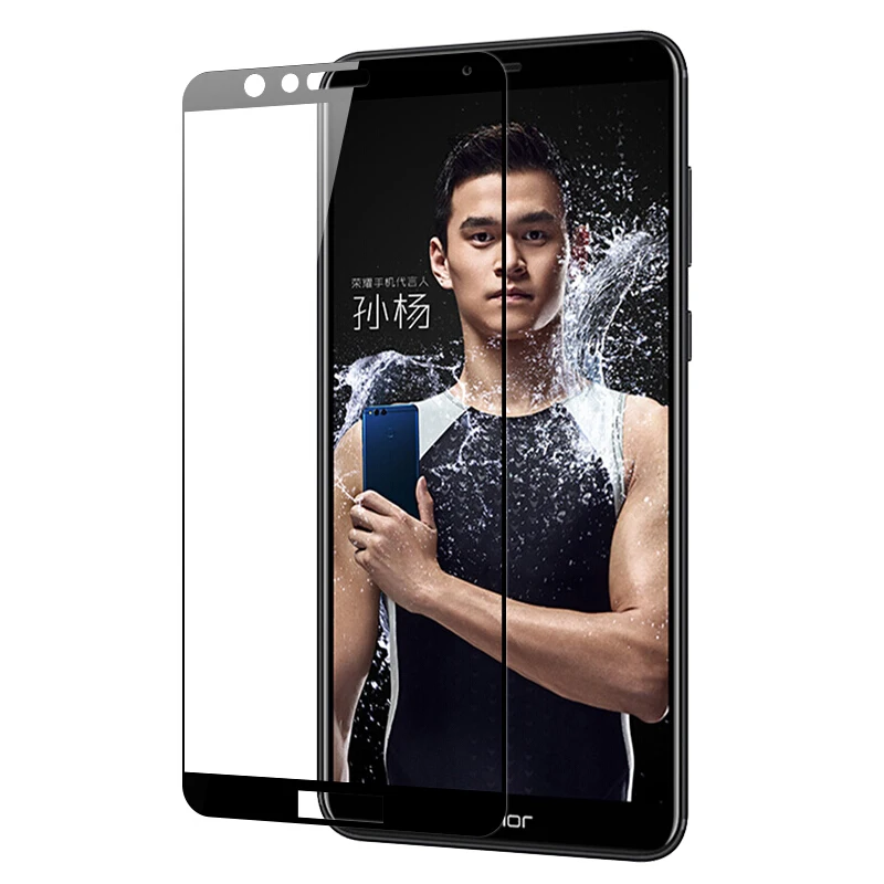 Защитная пленка на экран с полным покрытием для Huawei Honor 7X зеркальная защитная