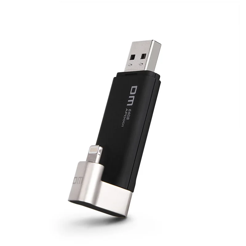 Металлический флэш накопитель DM APD001 USB 128 32 ГБ 64 для iPhone 8 7 Plus|metal pen drive|usb flash drive
