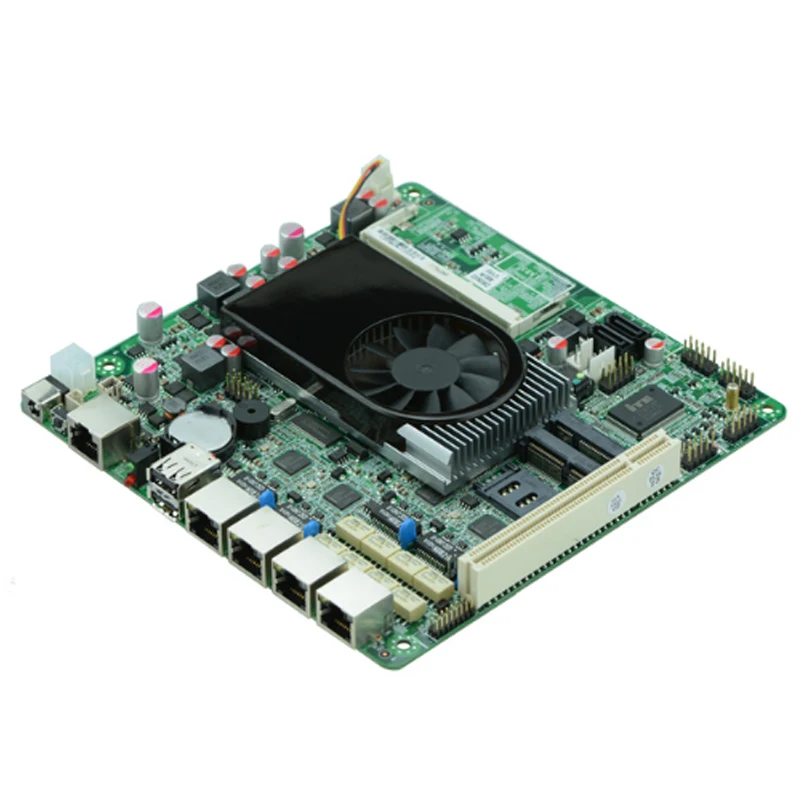 Материнская плата Intel Atom D525 4 * 82583 в гигабитный Ethernet двухъядерный экран
