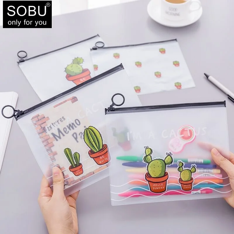 الصبار شفافة السفر التجميل حقيبة المرأة حافظة للمكياج تجميل ضد الماء الجمال غسل المنظم أدوات الزينة تخزين عدة مربع H093