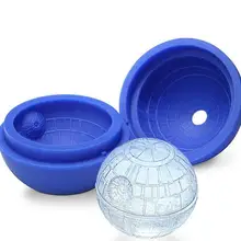 120 шт/партия силиконовые Звездные войны форма для льда Звезда смерти круглый шар форма для льда лоток пустыня Сфера форма DIY Коктейльная форма